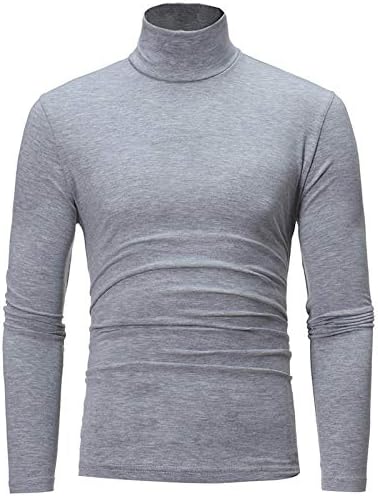Машка маица со маичка со долги ракави со долги ракави тенок тенок вклопат основни врвови удобни меки термички случајни дното