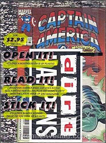 Капетан Америка #420CS VF/NM; марвел стрип | Марк Груенвалд