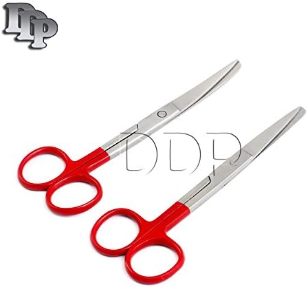 DDP 2 компјутерски оперативни ножици остра/тапа исправена и криви 5,5 рачка во боја