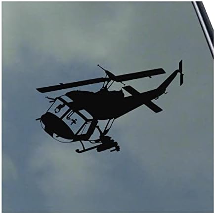 Бел UH-1 Iroquois Huey Gunship пилот винил налепница Деклар Хуи пребарување и спасување на воздухопловните сили