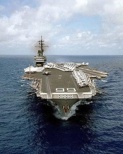Носач на авиони USS America CV66 на Sea 11x14 Silver Halide Photo Print