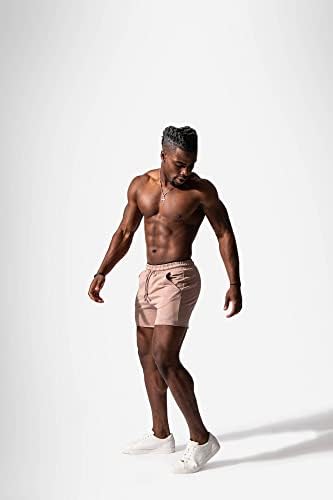 Edед Северна машка машка салата за боди -билдинг, лесни шорцеви за јога атлетски тренинзи