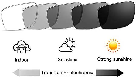 Sightperk Бифокална овална рамка фотохромички анти-УВ леќи за читање очила