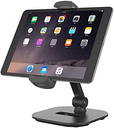 Држач за телефонски мобилен телефон Алуминиум за биро, биро за столбови компатибилен со iPad mini, iPad, iPad Air, 11 '' iPad Pro