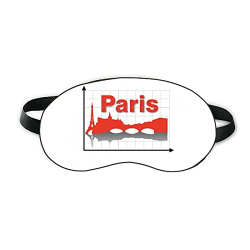 Париз Сити Преглед на координирање на оската за спиење на оската, мека ноќна ноќна обвивка за сенка на слепите