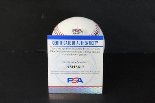 Елден Аукер потпиша бејзбол автограм автограм PSA/DNA AM48617 - Автограмирани бејзбол