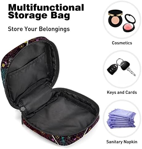 Период торба, санитарна торба за складирање на салфетка, држач за подлога за период, торбичка за шминка, лист