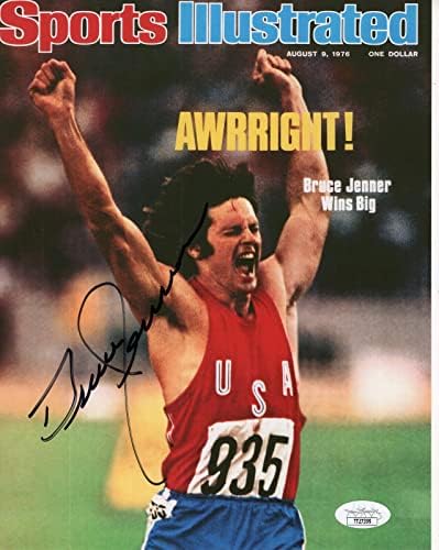 Брус nerенер рака потпишана 8x10 боја на боја Одличен олимписки спортист ЈСА - Автограмирани олимписки фотографии