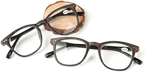 Ретро Дрво Печатење Пролет Шарка Читање Очила Мажи Жени Очила +1.0+1.5+2.0+2.5+3.0+3.5+4.0
