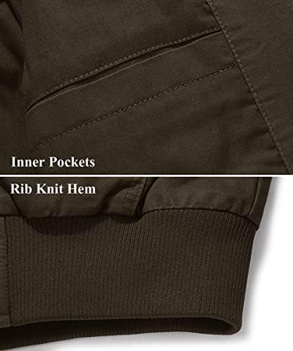 Екленсон Машки памук лесен мулти џебови по поштенски садови воени јакни воени јакни ветерници