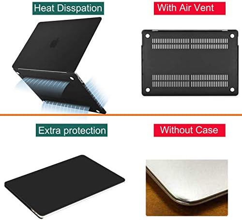 Mosiso компатибилен со MacBook Pro 16 Inch Case 2020 2019 Објавување A2141 со ID на допир на допир, заштитна пластична тврда школка кутија и тастатура за заштита на тастатурата и торба з?
