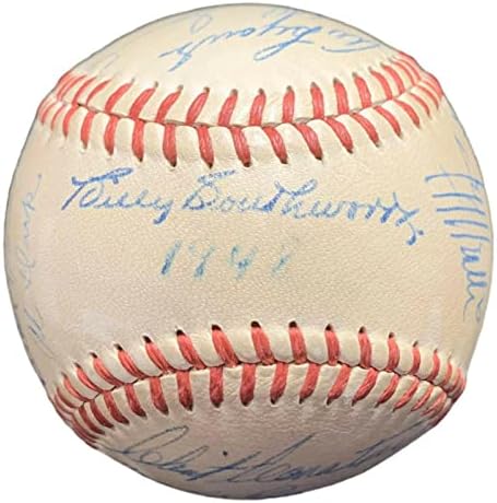 1948 година Бостон Храбри потпиша бејзбол на топката НЛ Шампион Били Саутворт ПСА/ДНК - Автограмски бејзбол