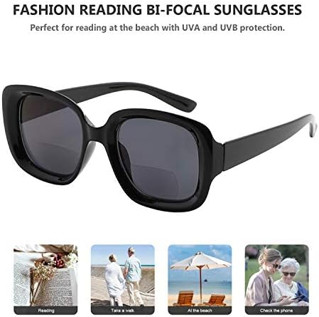Очила 4-Пакет Бифокални Очила За Сонце Жени Шик Бифокални Затемнети Читатели