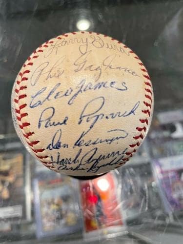 1970 Тимот на Чикаго Кобс потпиша бејзбол банки Санто Б. Вилијамс Дурочер ЈСА 26 - Автограм Бејзбол