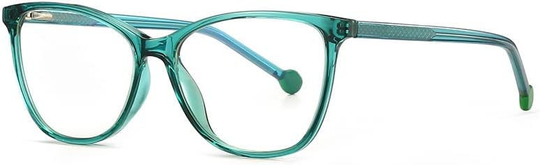 Очила за читање на плоштад Ресвио за жени мажи пластични транспарентни читатели транспарентно зелено