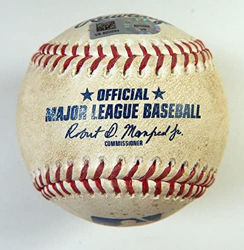 2021 Вашингтон Националци Колорадо Роки Игра користеше бејзбол Корбин Штрајк Дијаз - Играта користена бејзбол
