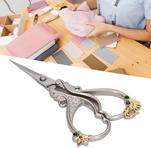 Ножици на ткаенини, шупливи дизајн ножици за шиење DIY за Decoupage