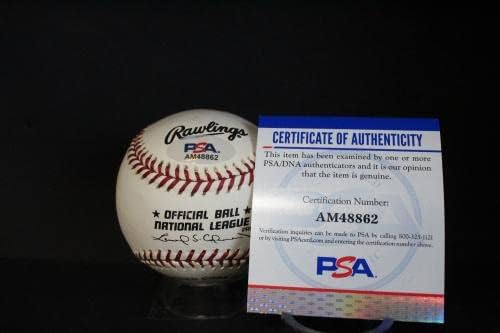 JR Richard потпиша бејзбол автограм автограм Auto PSA/DNA AM48862 - Автограмирани бејзбол