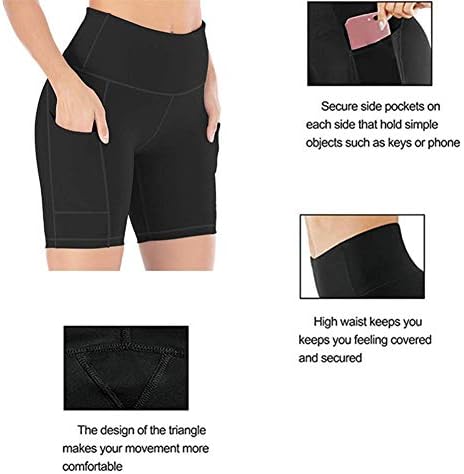 Јакер Јога шорцеви за жени со шорцеви за вежбање кои работат со шорцеви со странични џебови