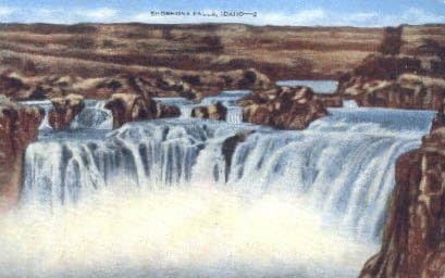 Шошоне водопади, разгледница во Ајдахо