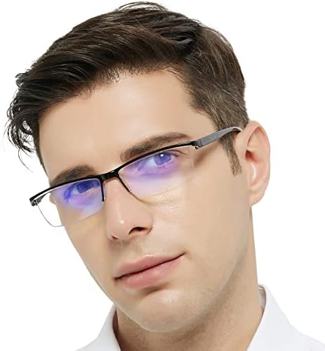 Wemootants читање очила за мажи 4 пакувања со блокирање на сина светлина за блокирање на филтерот за филтрирање на компјутер