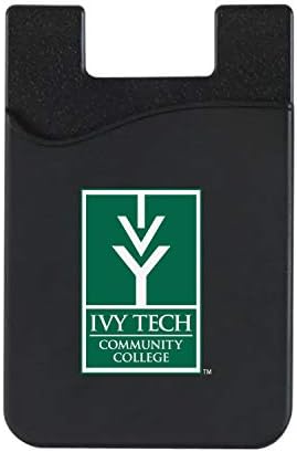 Ајви Техника заедница колеџ кожен ракав за паричник, црн, класичен V1