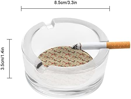 Робин Редброст шема цигара стакло од пепелници за пушење, држач за пушење, фиока за домашна табела, врвна декорација