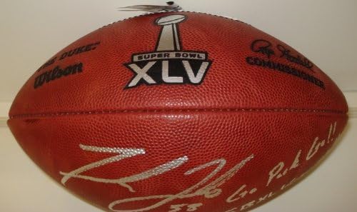 Френк Зомбо автограмиран и испишан официјален фудбал SBXLV NFL