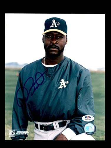 Дејв Стјуарт ПСА ДНК потпиша 8x10 Фото -автограмска атлетика - Автограмирани фотографии од MLB