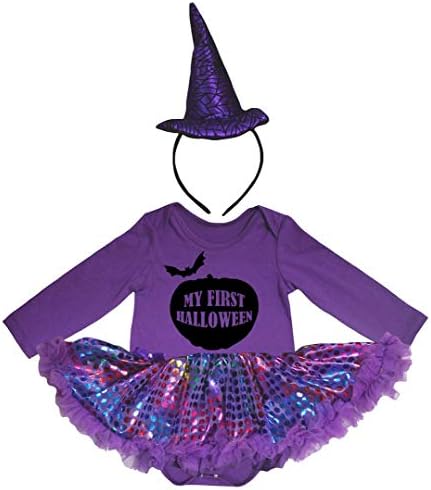 Петитебела Тиква Мојот Прв Боди За Ноќта На Вештерките Туту Бебешки Фустан Нб-18м