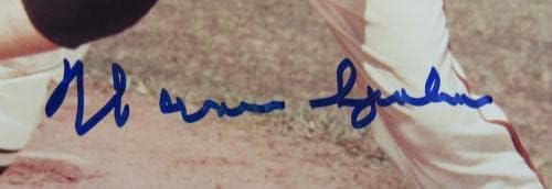 Ворен Спан потпиша автоматски автограм 8x10 Фото JSA AB65218 - Автограмирани фотографии од MLB
